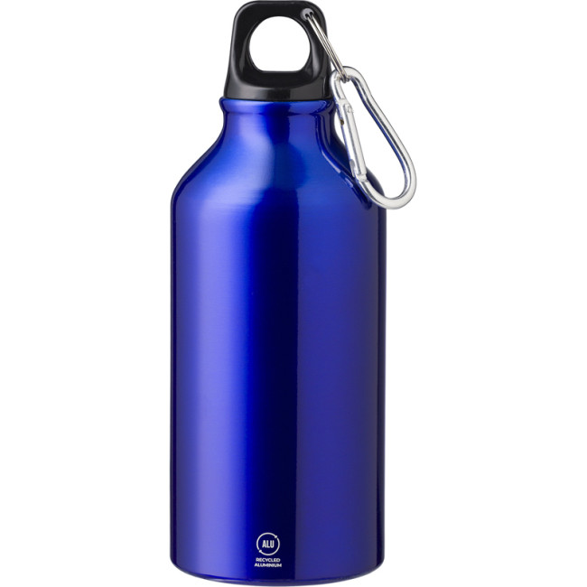 Custom Printed Recycled Aluminium Single Walled Bottle 400ml - Image 5