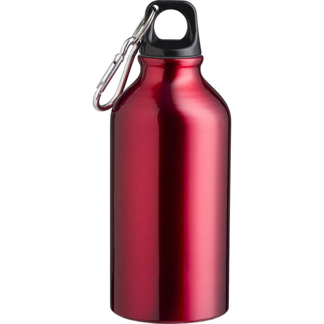 Custom Printed Recycled Aluminium Single Walled Bottle 400ml - Image 2