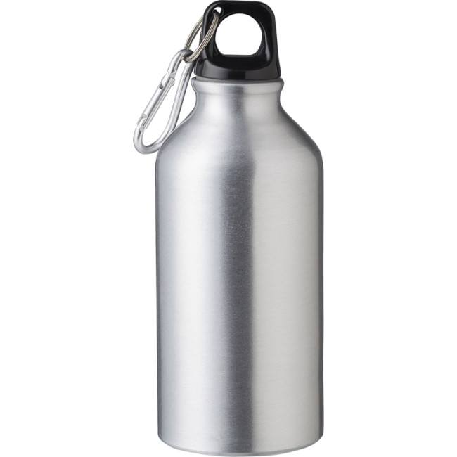 Custom Printed Recycled Aluminium Single Walled Bottle 400ml - Image 1