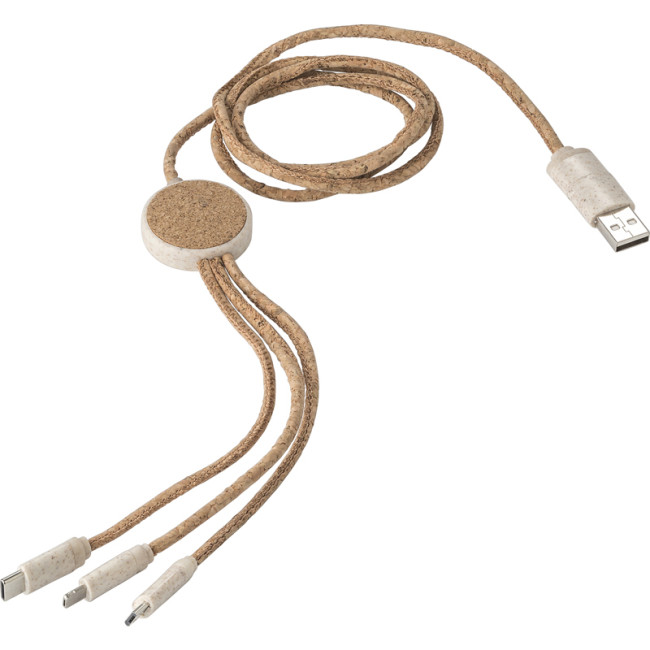 Custom Printed Stainless Steel Charging Cable - Image 1