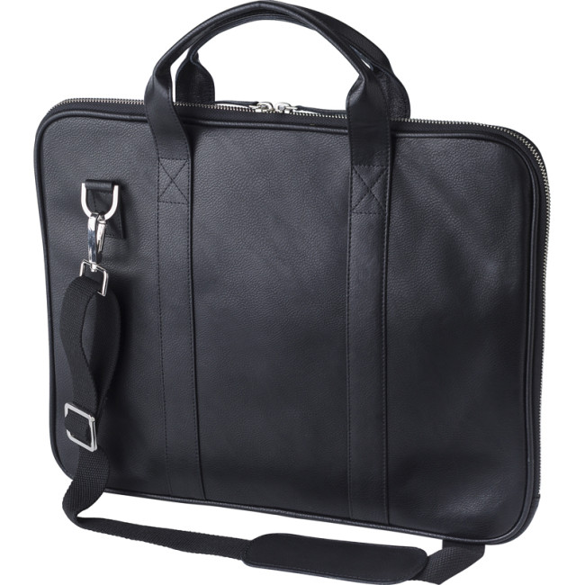 Custom Printed Leather Laptop Bag - Image 1