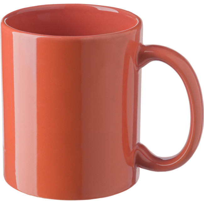 Custom Printed Ceramic Coloured Mug 300ml - Image 2