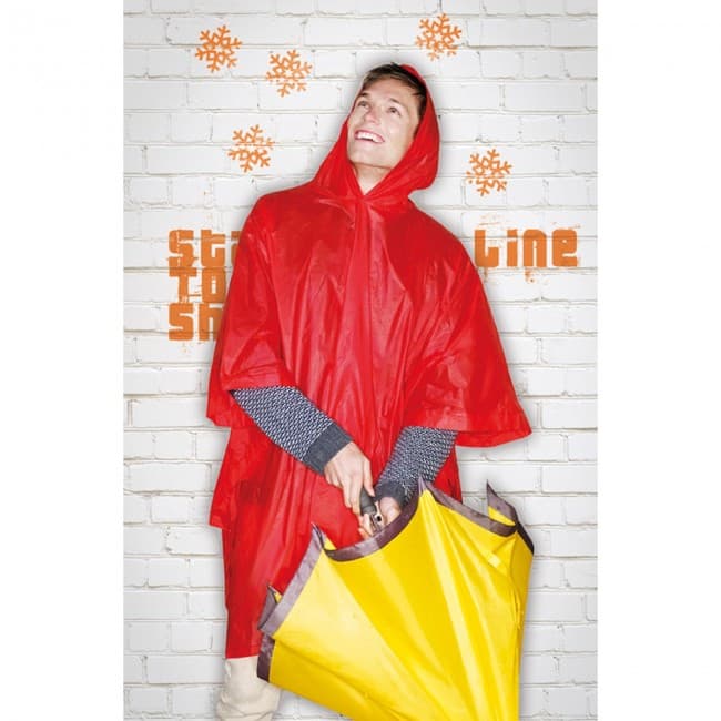 Custom Printed Raincoat In Pouch - Image 8