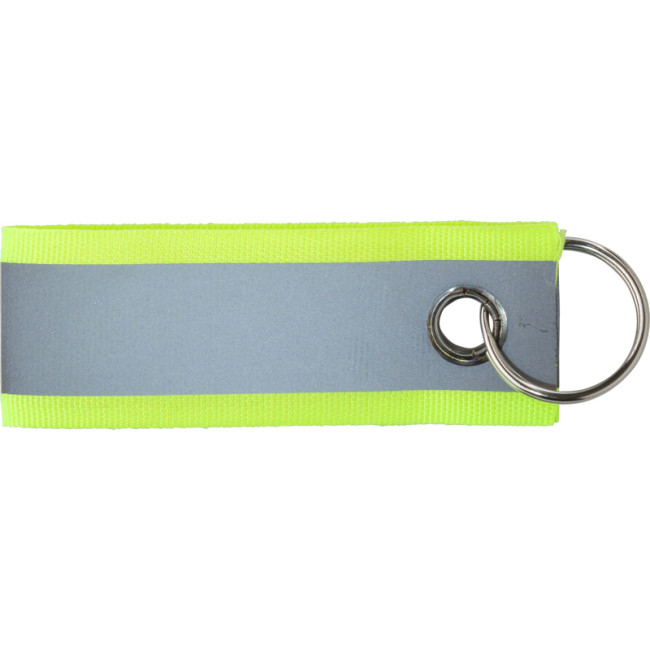 Custom Printed Reflective Keychain - Image 1