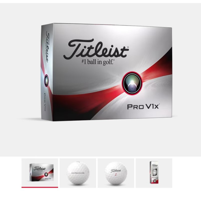 Custom Printed Titleist Pro V1X Printed Golf Balls