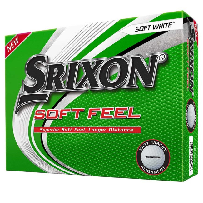 Custom Printed Srixon Soft Feel Printed Golf Balls 12-47 Dozen - Image 1