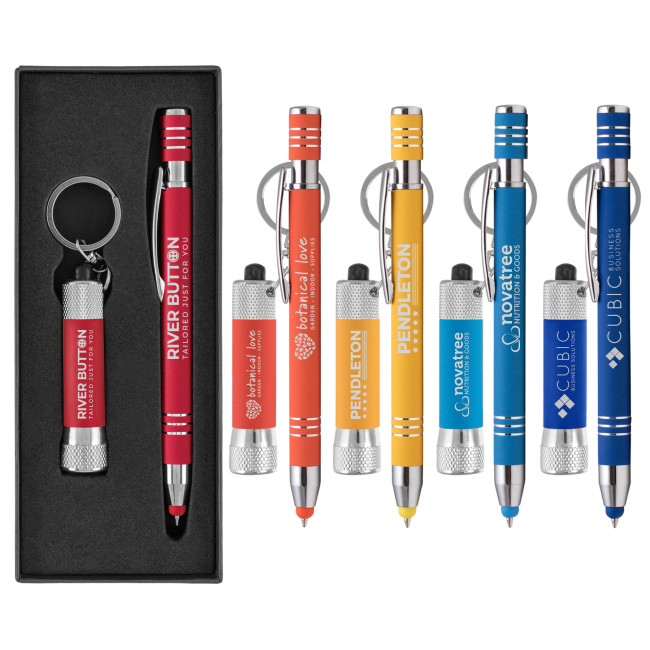 Custom Printed Morrison and McQueen Softy Pen Gift Set