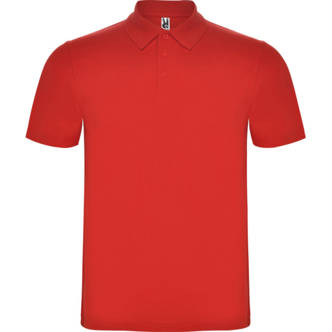 Custom Printed Austral Short Sleeve Unisex Polo - Image 3