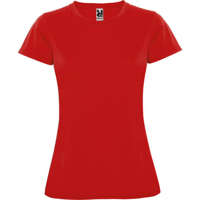 Custom Printed Montecarlo Short Sleeve Women's Sports T-Shirt - Image 9