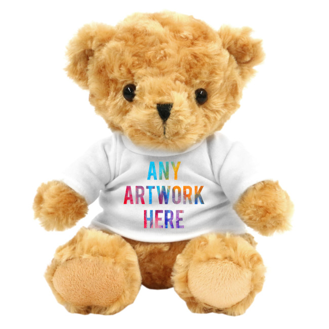 Custom Printed Victoria Soft Toy Teddy Bear 19cm