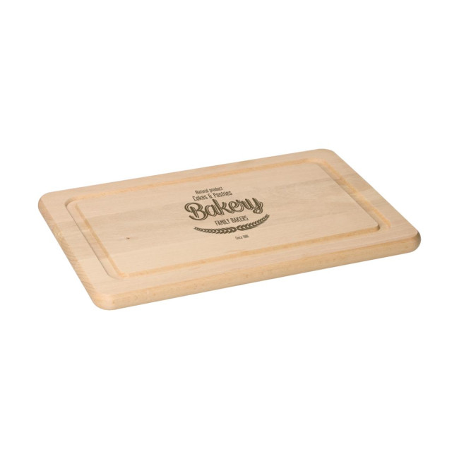 Custom Printed Medium Square Wood Cutting Board