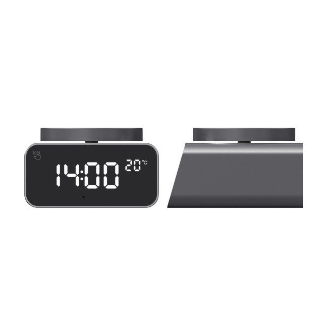 Custom Printed Xoopar Reddi Alarm Travel Alarm Clock With BT - Image 1