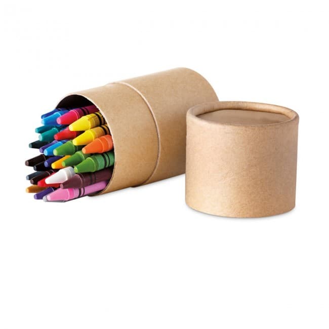 Custom Printed 30 Wax Crayons - Image 1