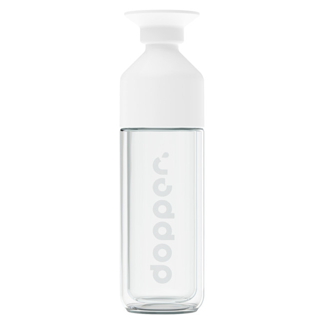 Custom Printed Dopper Glass Insulated Bottle 450ml - Image 2