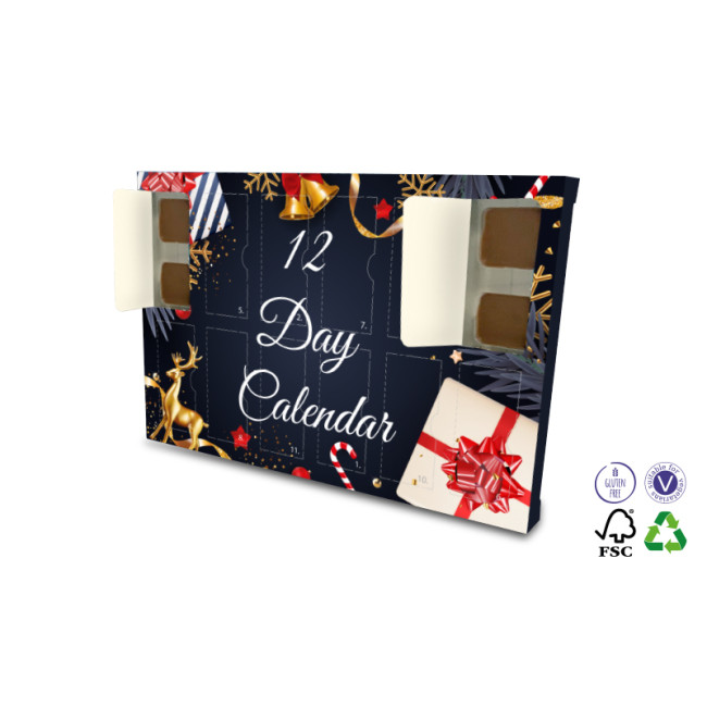 Custom Printed 12 Day Advent Calendar A5 Landscape