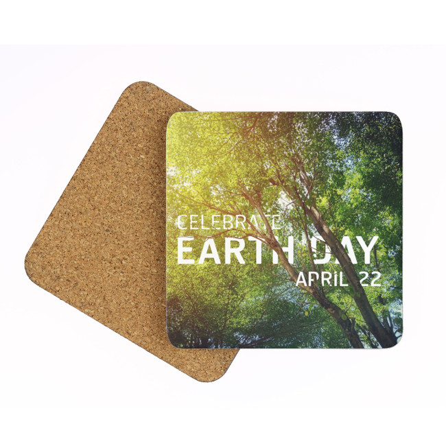 Custom Printed Standard Cork Back Coaster - Image 2