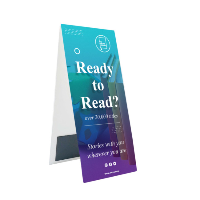 Custom Printed Magnetic Bookmark