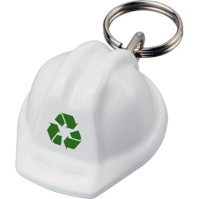 Custom Printed Kolt Hard Hat-Shaped Recycled Keychain - Image 3