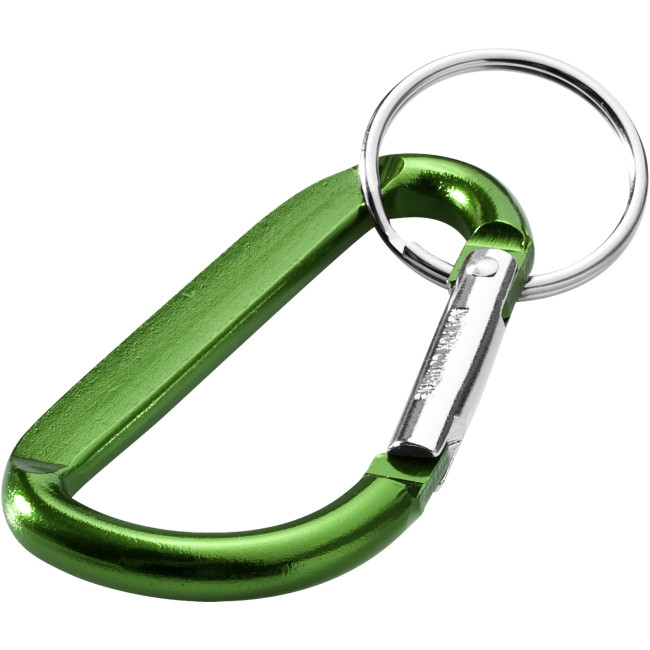 Custom Printed Timor RCS Recycled Aluminium Carabiner Keychain - Image 3