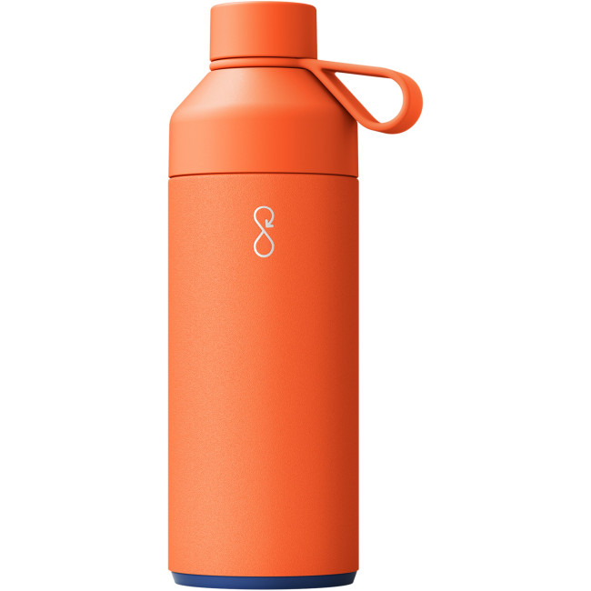 Custom Printed Big Ocean Bottle Vacuum Insulated Water Bottle 1000ml - Image 3