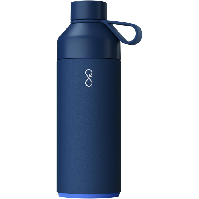 Custom Printed Big Ocean Bottle Vacuum Insulated Water Bottle 1000ml - Image 2