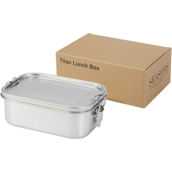 Custom Printed Titan Recycled Stainless Steel Lunch Box