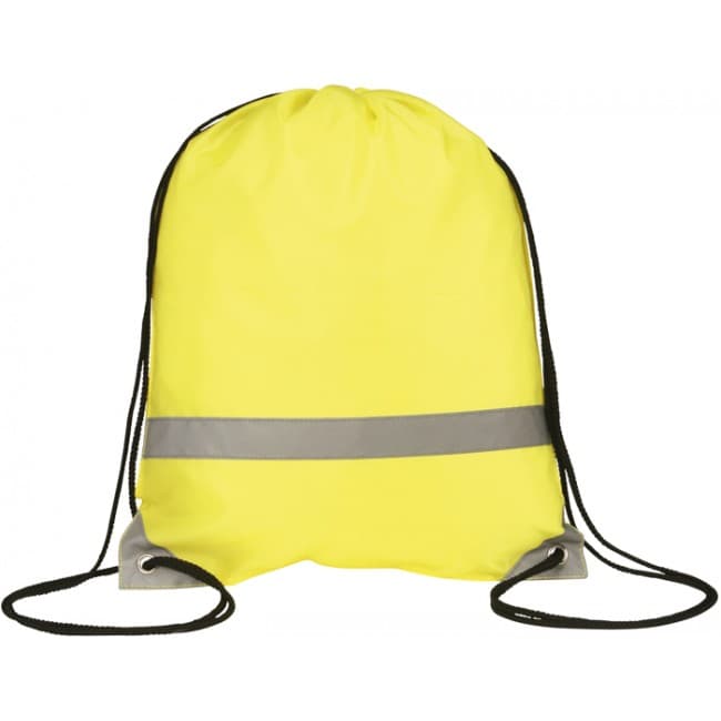 Custom Printed Knockholt Reflective Drawstring Bag - Image 2