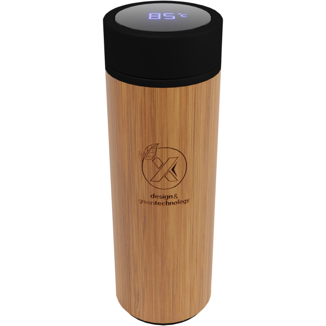 Custom Printed SCX.Design D11 500 ml Bamboo Smart Bottle