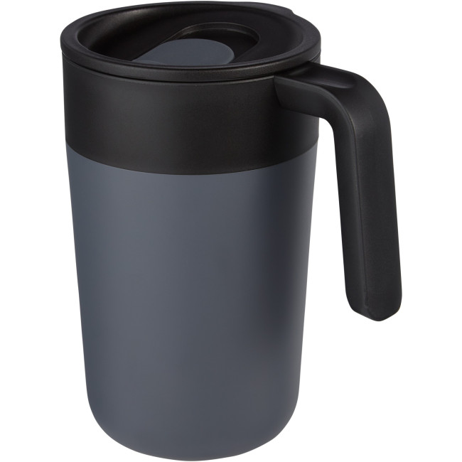 Custom Printed Nordia Double-Wall Recycled Mug 400ml - Image 2