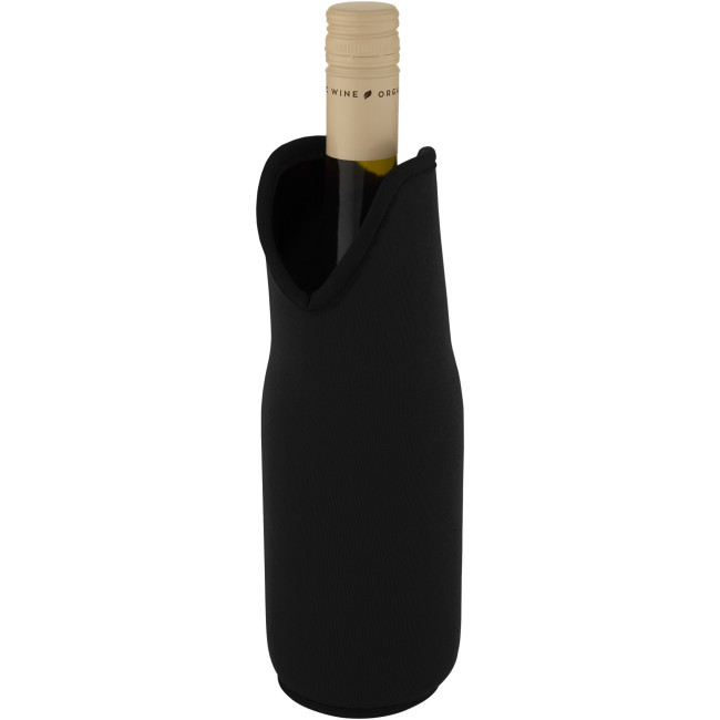 Custom Printed Noun Recycled Neoprene Wine Sleeve Holder - Image 1