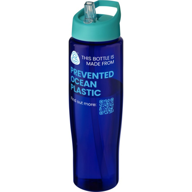 Custom Printed H2O Active Eco Tempo Spout Lid Sport Bottle 700ml - Image 2