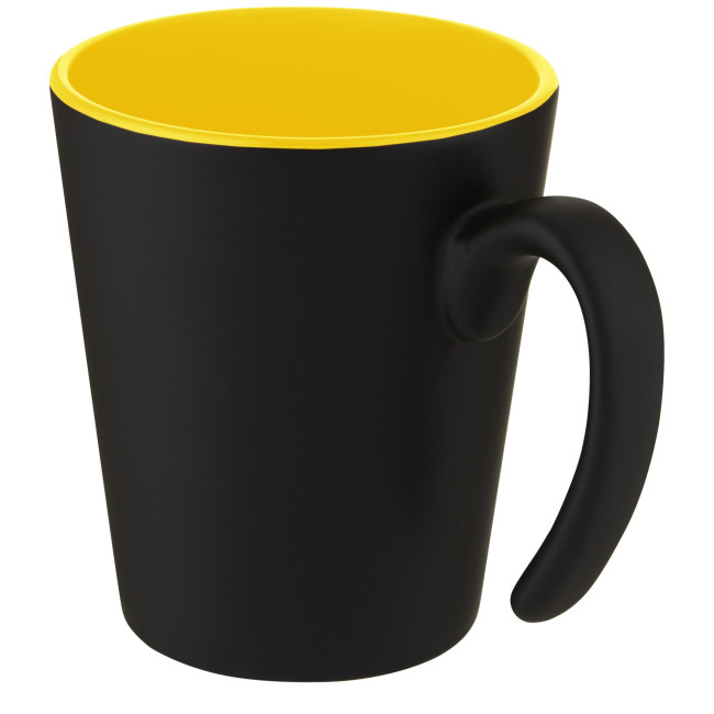 Custom Printed Oli Ceramic Mug With Handle 360ml - Image 3