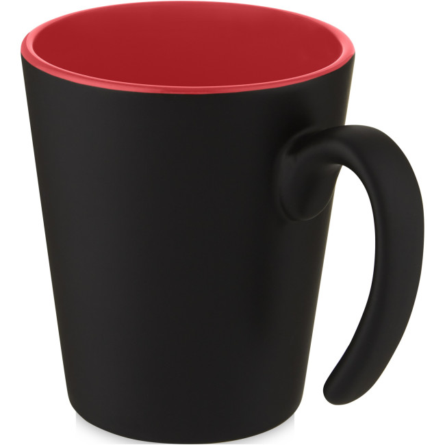 Custom Printed Oli Ceramic Mug With Handle 360ml - Image 4