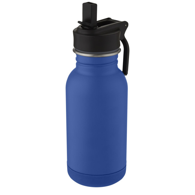 Custom Printed Lina Stainless Steel Sport Bottle With Straw And Loop 400ml - Image 3