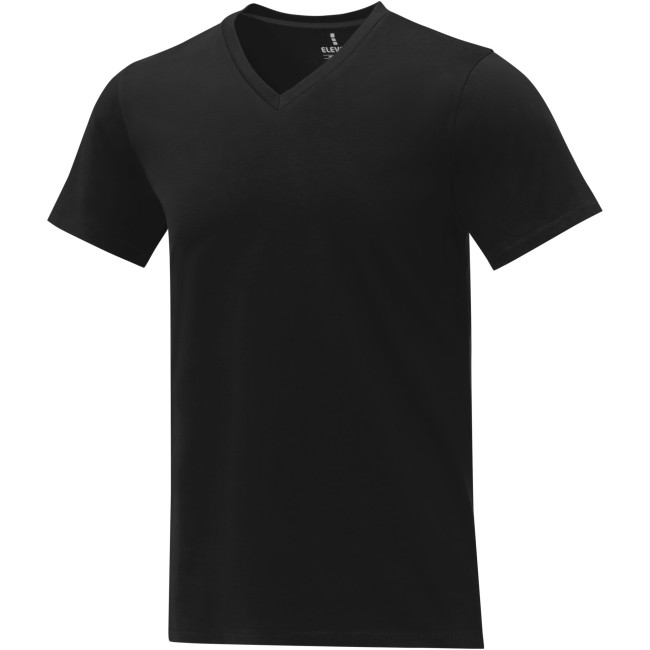 Custom Printed Somoto Short Sleeve Men's V-Neck T-Shirt - Image 1