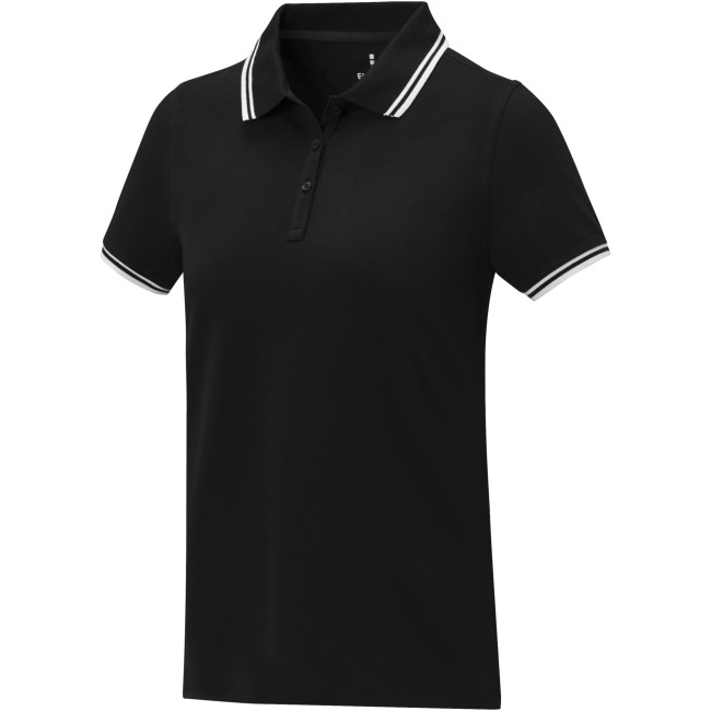 Custom Printed Amarago Short Sleeve Women's Tipping Polo - Image 5