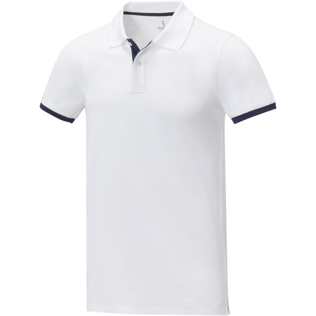 Custom Printed Morgan Short Sleeve Men's Duotone Polo - Image 2