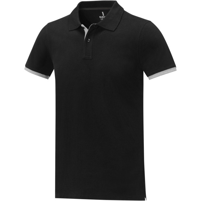 Custom Printed Morgan Short Sleeve Men's Duotone Polo - Image 5