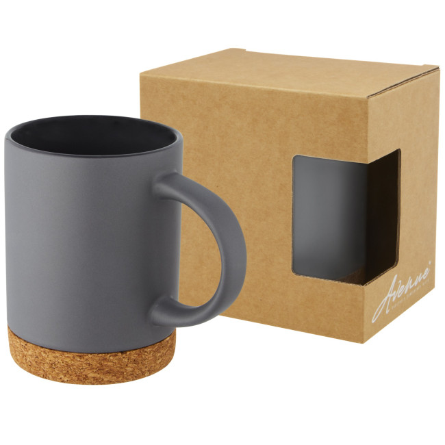 Custom Printed Neiva Ceramic Mug With Cork Base 425ml - Image 3