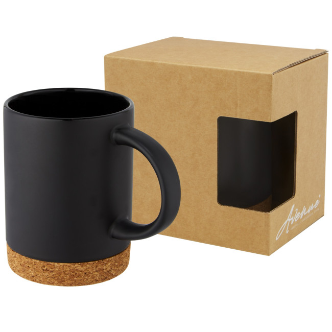 Custom Printed Neiva Ceramic Mug With Cork Base 425ml - Image 4