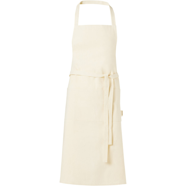 Custom Printed Orissa 200 g/m² GOTS Organic Cotton Apron - Image 2