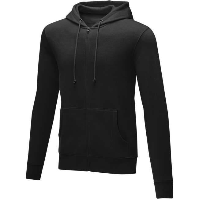 Custom Printed Theron Men’s Full Zip Hoodie - Image 1