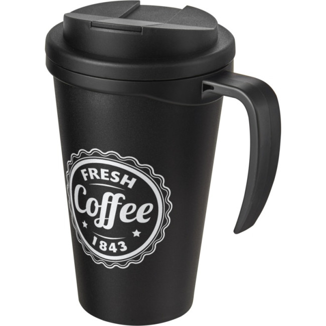 Custom Printed Americano Grande Mug With Spill-Proof Lid 350ml - Image 2