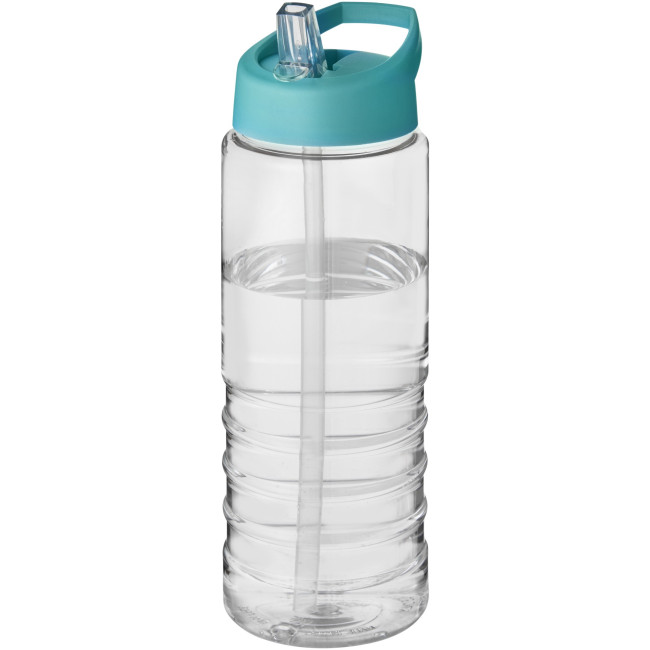 Custom Printed H2O Active Treble Spout Lid Sport Bottle 750ml - Image 5