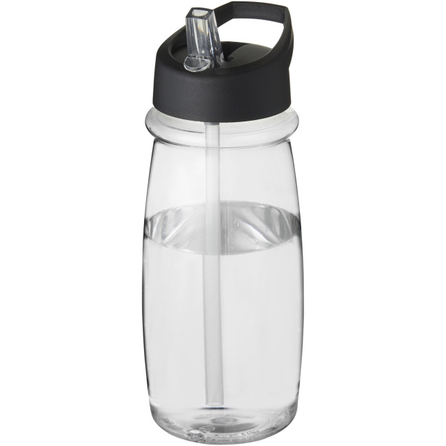 Custom Printed H2O Active Pulse Spout Lid Sport Bottle 600ml - Image 2