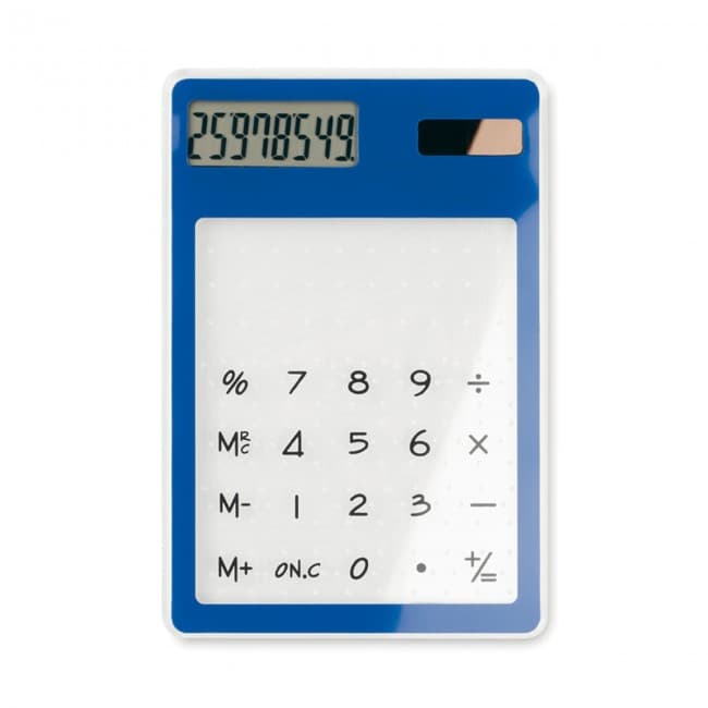 Custom Printed Transparent solar calculator - Image 1