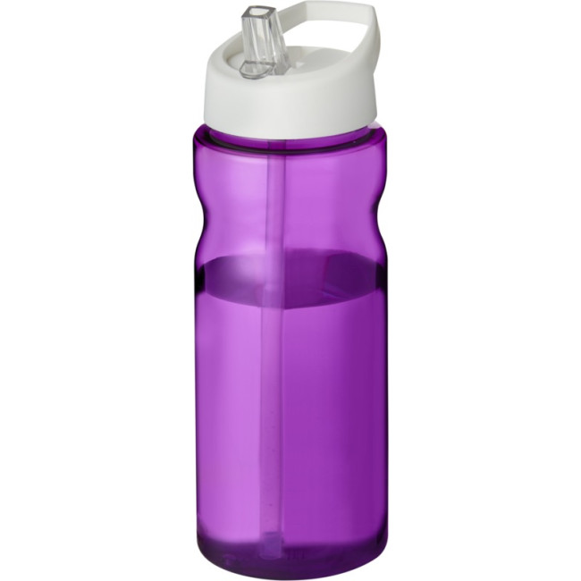 Custom Printed H2O Active Eco Base Spout Lid Sport Bottle 650ml - Image 5