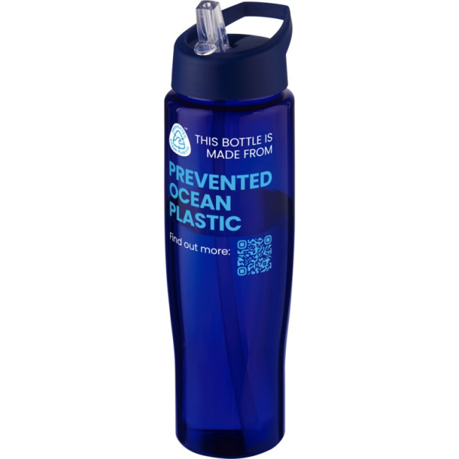 Custom Printed H2O Active Eco Tempo Spout Lid Sport Bottle 700ml - Image 3