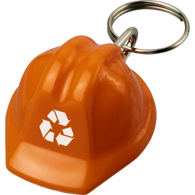 Custom Printed Kolt Hard Hat-Shaped Recycled Keychain - Image 2