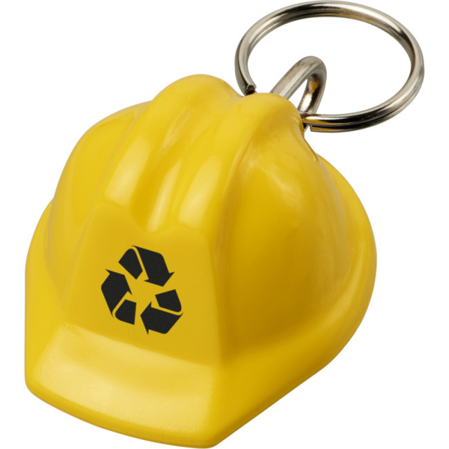 Custom Printed Kolt Hard Hat-Shaped Recycled Keychain - Image 4